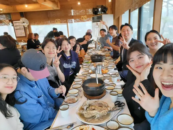 새해 단체 식사