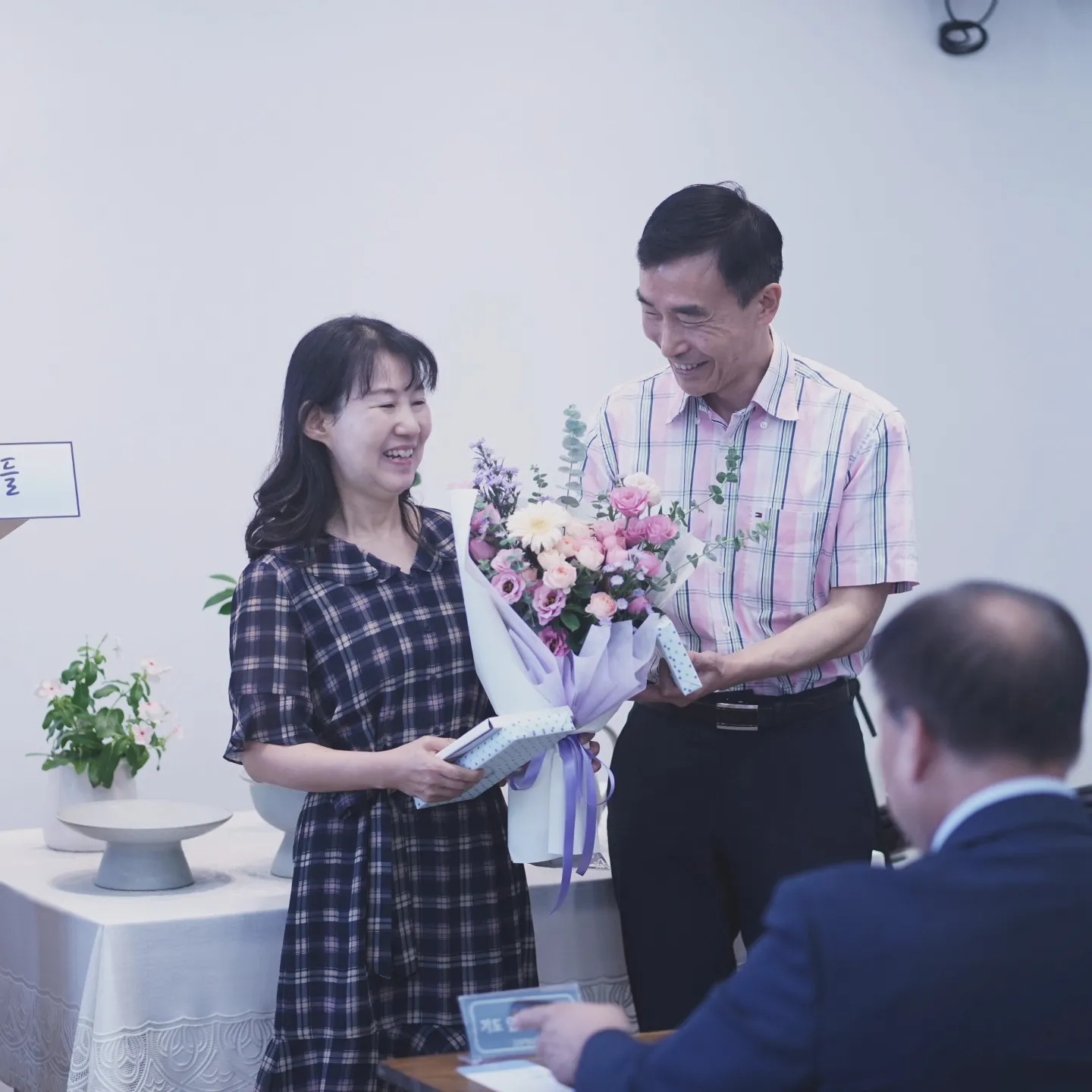 김홍식, 김이선 성도님 허입식